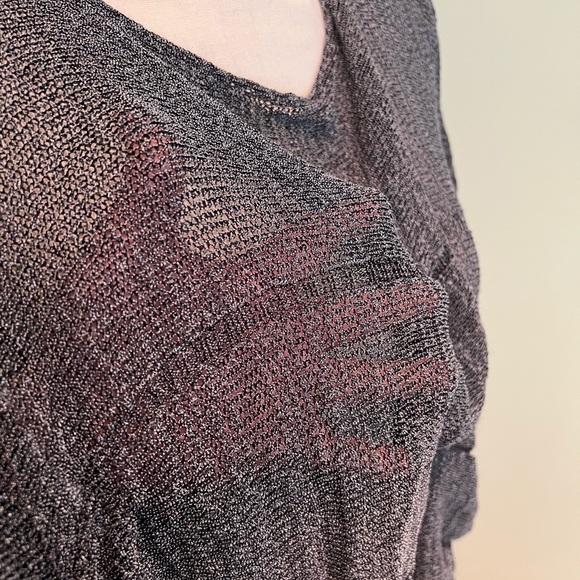 **NWOT** Gray mesh top - Picture 3 of 5